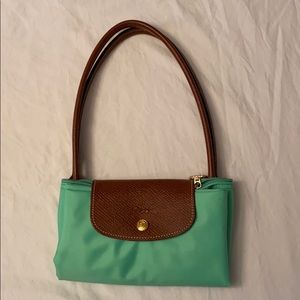 Longchamp Le Pliage tote in green